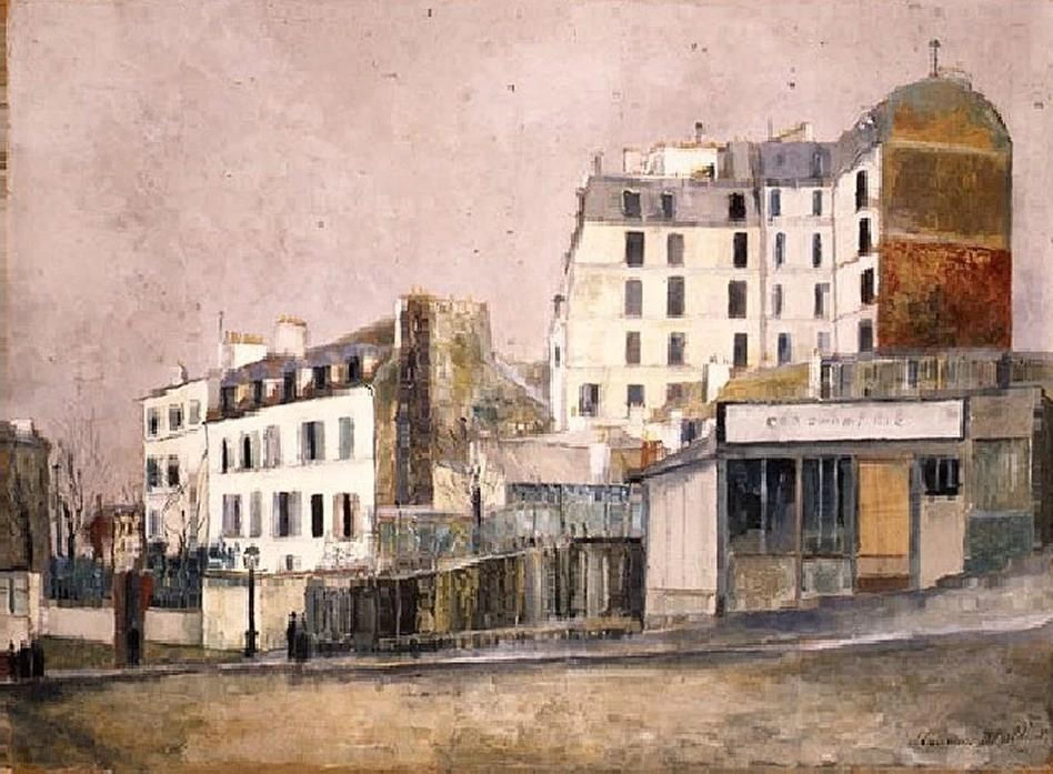 Paris rue Ravignan - (1913)